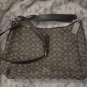 Coach Brown Shoulder Bag with Classic Design